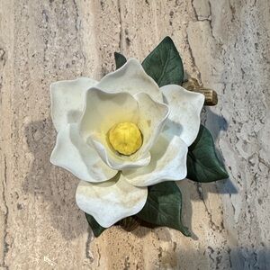 Elegant White and Green Magnolia Decor